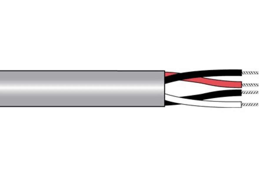 Alpha Wire 1131C SL001 Communication Control Cable 1 Pair Stranded 18 AWG 300 V PVC