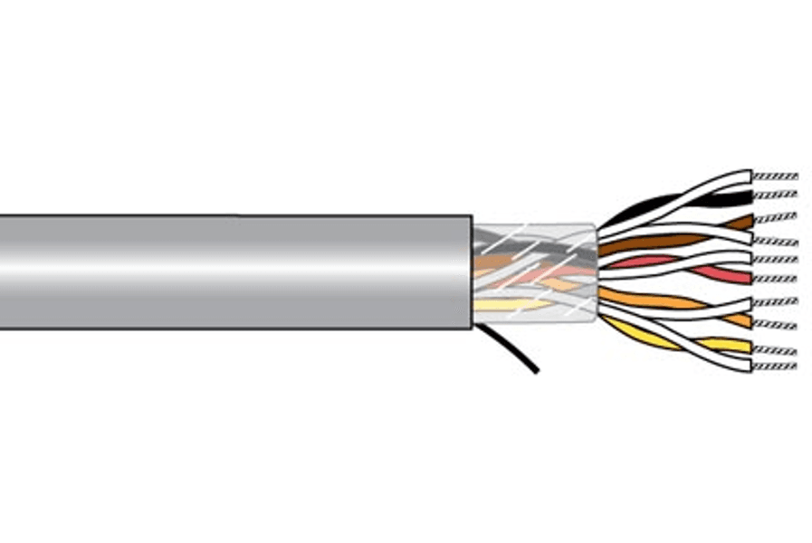 Alpha alambre 5032C SL001, Xtra Guard Xtra Guard 1 2 Pair 18 AWG sin blindar 300 V PVC