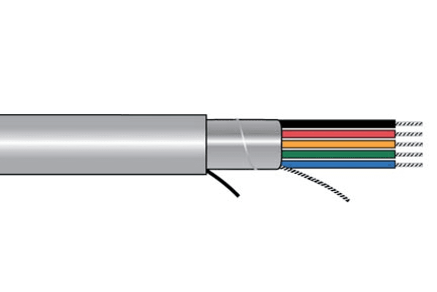 Alpha Wire 5466C SL001, Xtra Guard 1 Xtra Guard Performance Cable 6C 20 AWG Lámina 300 V PVC
