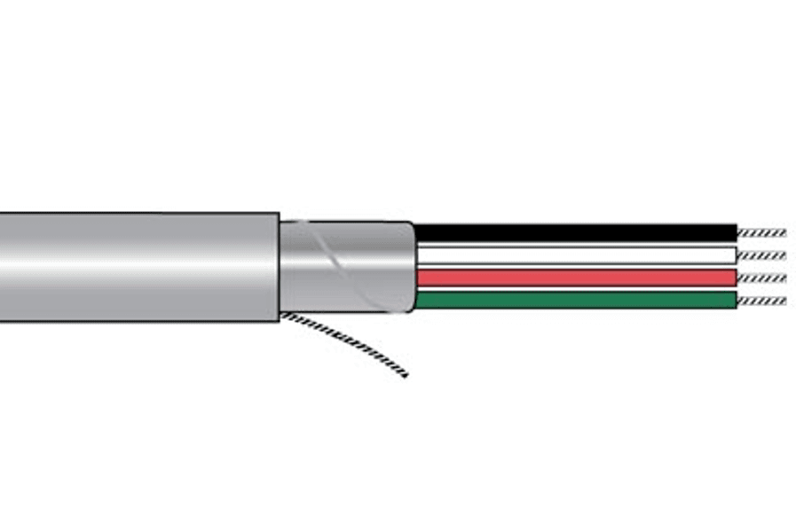 Filo Alpha 6300/10 SL001, Cavo Industriale di Controllo Comunicazione 10C 24 AWG Foil 300 V PVC