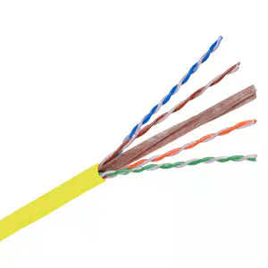 Hubbell Premise Wiring C6ESPY 23 4P UTP CMP Massif BC CAT6E Jaune Bobine