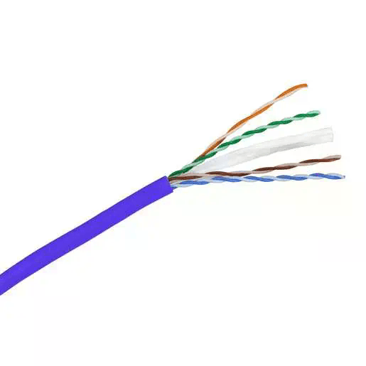 Hubbell Premise Wiring HC6RPP CAT6 UTP 4 Paires 23 AWG Plénum Violet
