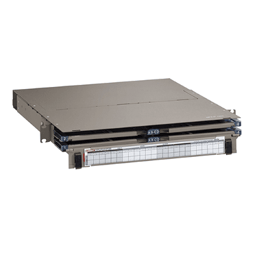 Leviton 5R1UD-S08, OPT-X HDX 1RU Fiber Enclosure 96F LC Empty