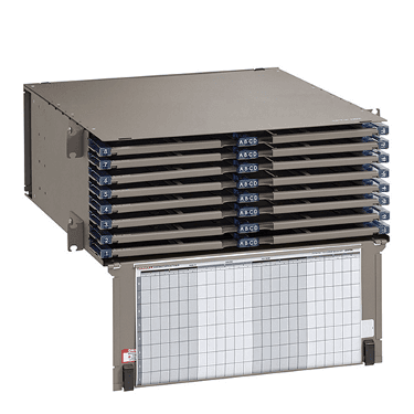 Leviton 5R4UD-S32, OPT-X HDX 4RU Fiber Enclosure Sliding Trays 384F LC