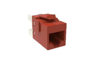 CommScope 760237655 UKJ600-ORG, Cat 6 UTP RJ45 Keystone Jack