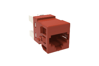 CommScope 760237782 UNJ600-OR, Cat 6 UTP RJ45 Jack Orange