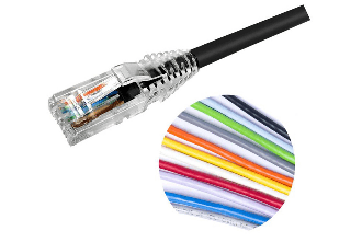 Commscope UC1BBB2-09F010, Cat6 T568B 24-4PR 10FT Gelb