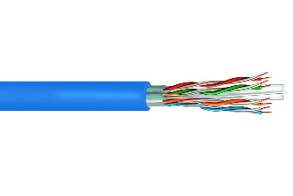 CommScope UN874043904/10 CS34P BLU C6 4/23 F/UTP RL 1KFT, Category 6 F UTP Plenum Blue Jacket 4C