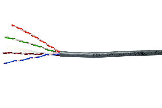 CommScope 700212129 1071E BLK C6 4/23 U/UTP W1000, Cat 6 23 AWG 4 Pair UTP