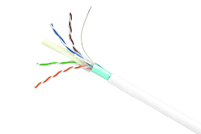 Commscope 760081406 1291B WHT C6A 4/23 F/UTP R1000, Cat6A 4 Paar 23 AWG geschirmt