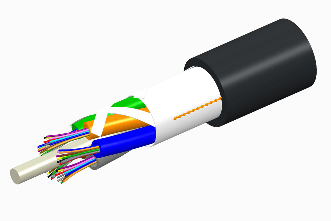 CommScope 760053876 D-048-LN-8W-F12NS, Outdoor Stranded Loose Tube Cable 48 Fiber OS2