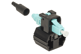 CommScope 760117911 MFC-LCF-09-5X-25, Fiber Qwik II-LC Connector Aqua 25 Pack