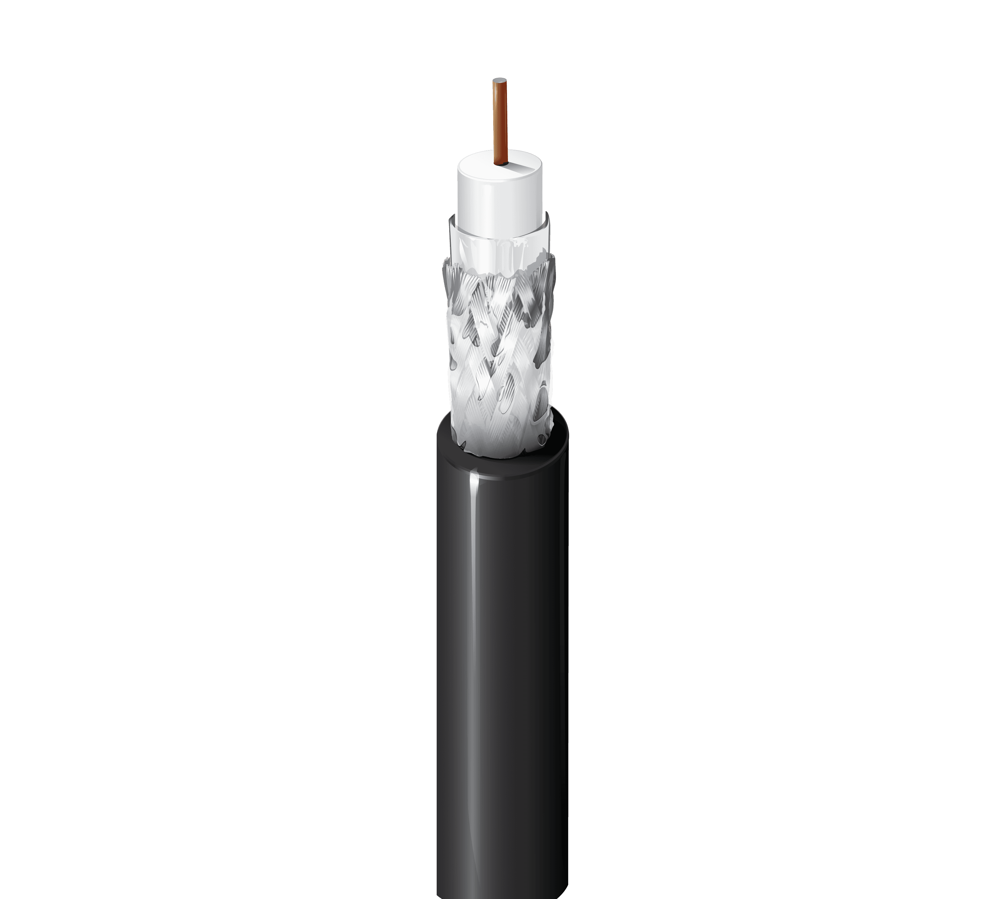 Belden 1525A 010, Coax CATV Cable 14 AWG SH LDPE Black