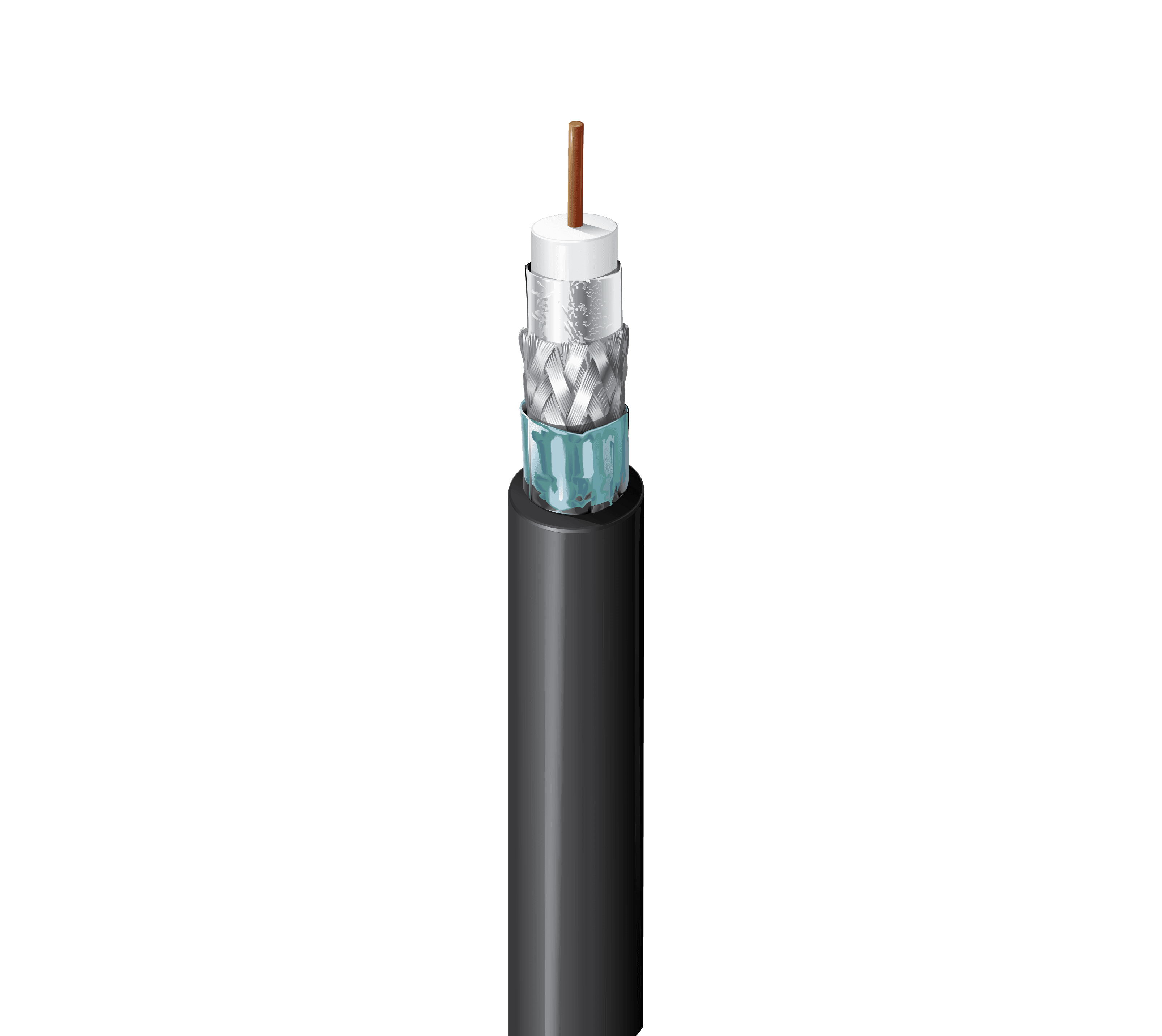 Belden BAV 1794A 007, Coaxial Cable 16 Solid BC PVC Jacket 75 OHM