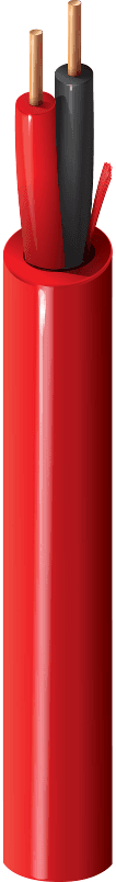Belden 5120UL 002, Commercial Applications FPLR 2C 14 AWG PVC Red