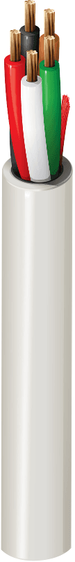 Belden 5303UE 008, Multi Conductor 5C 18 AWG PP FRPVC Gray