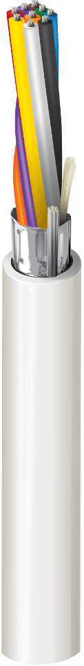 Belden 5407FE 008, Multi Conductor 9C 20 AWG PP FRPVC Gray