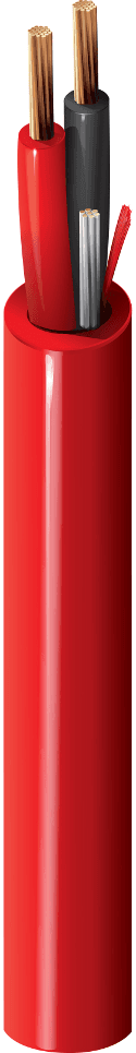 Belden 6000UL 002, 12 2C Stranded BC FPLP PVC Jacket Red 1000’