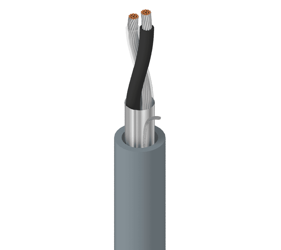 Belden 8761 060, Multi Pair Cable 1 Pair 22 AWG PE PVC Jacket