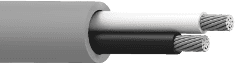Belden 9740MN 008, SpaceMaker Cable 18 AWG 2C Unshielded 300 V PVC