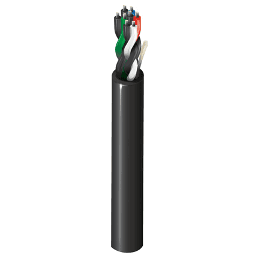 Belden DEDN164U, General Purpose Cable 4C 16 awg Unshielded Black Jacket