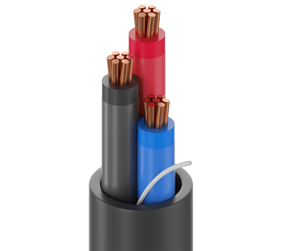 Belden 28081A, Power Limited Tray Cable 3C 14 AWG 600V PVC