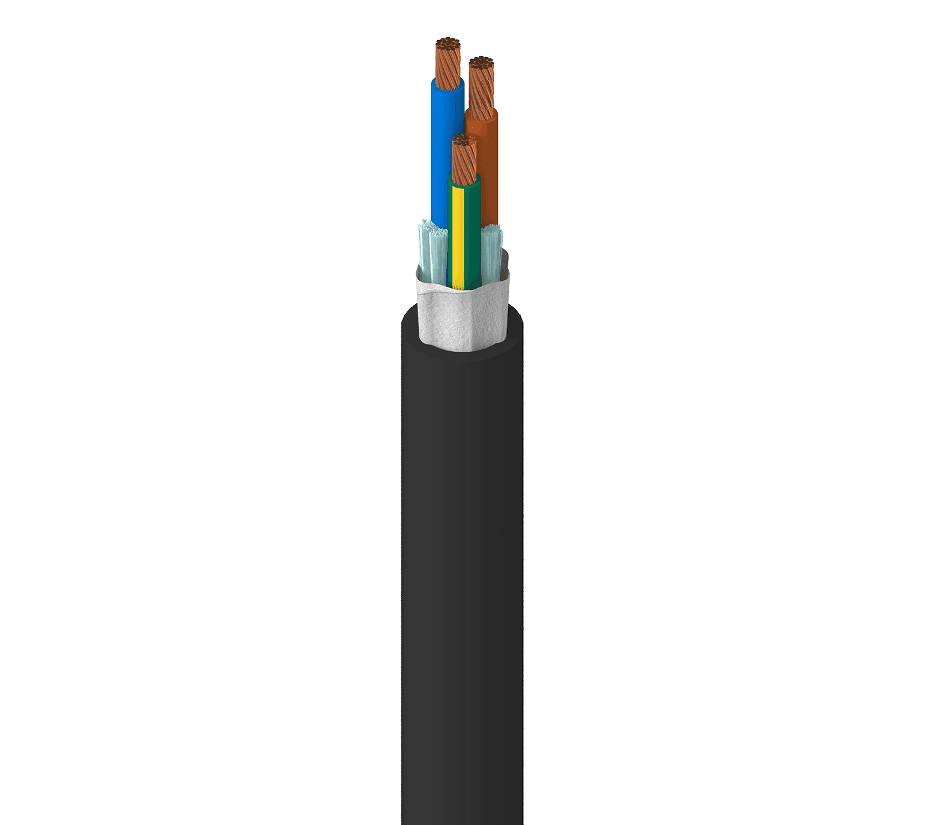Belden 19505 B59, Type STOW A 3C 14 AWG PVC Portable Cord
