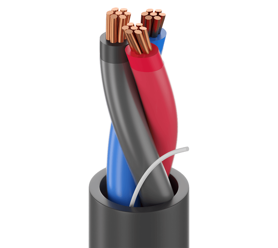 Belden 28139A, Control Cable 10 AWG 3C PVC NYL 600V TC ER E2