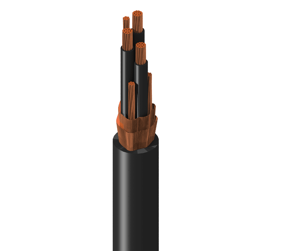 Belden 29528C, Variable Frequency Device Cable 3C 1 AWG 600V PVC