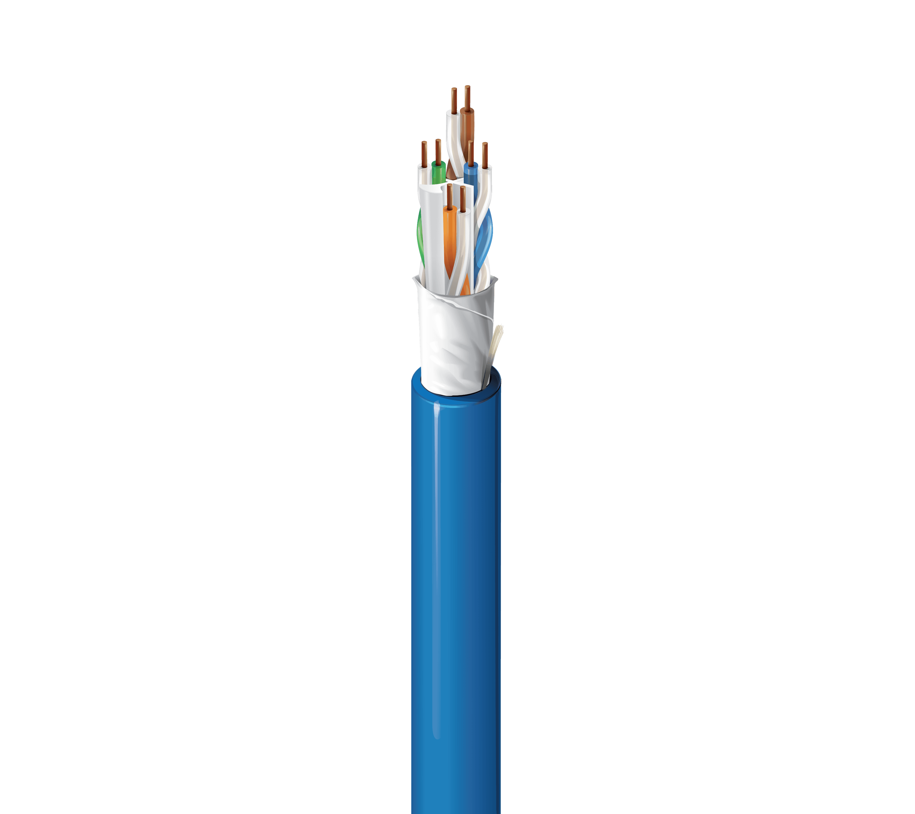 Belden 10GXS13 005, Copper Cable Cat6A 4PR 23 AWG CMP Green