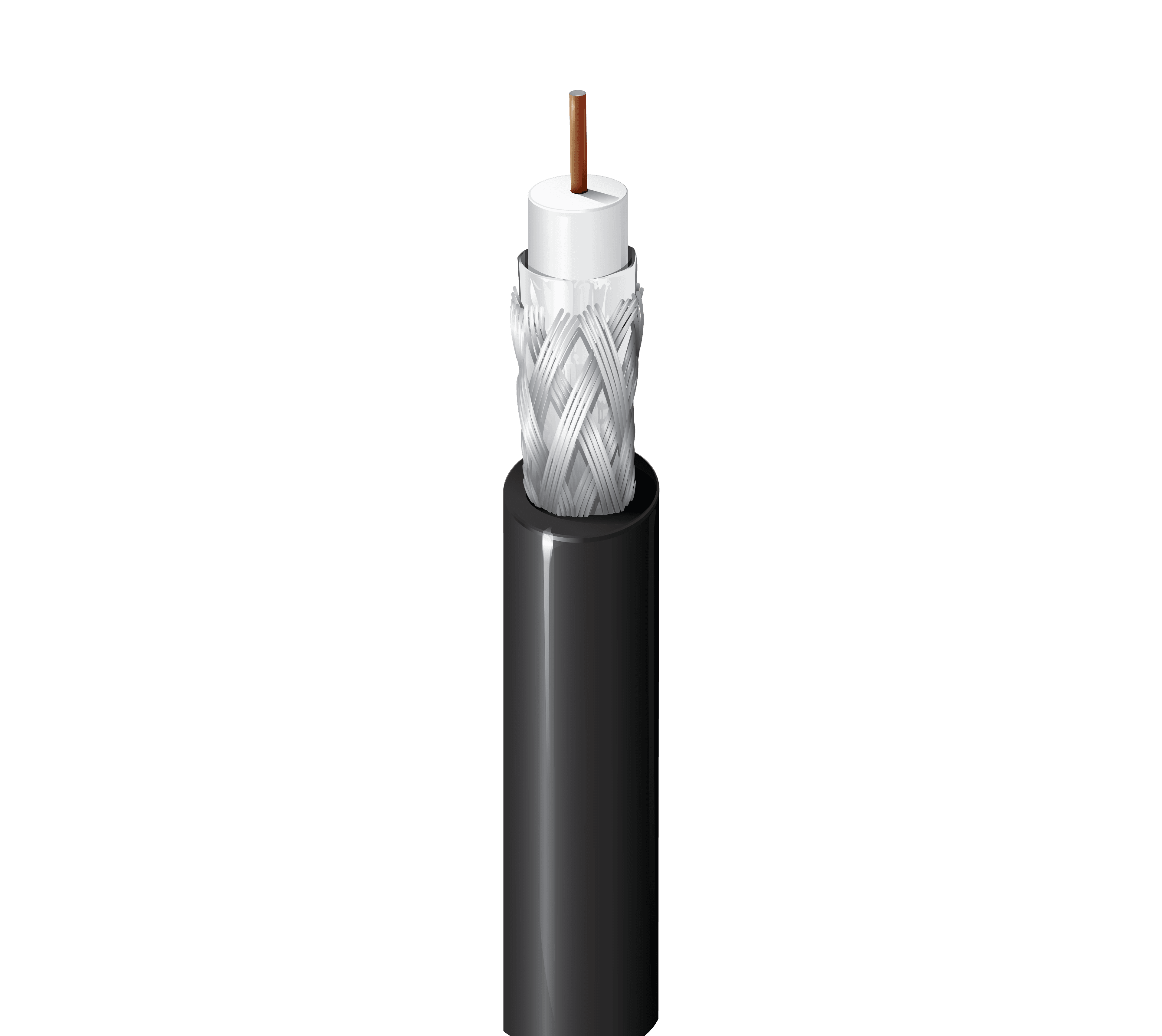Belden 1523A 010, Coax CATV Cable 14 AWG SH PVC Black
