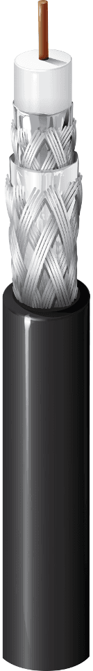 Belden 6339Q8 877U, Coax 18 AWG RG 6 Plenum QUAD SH Natural