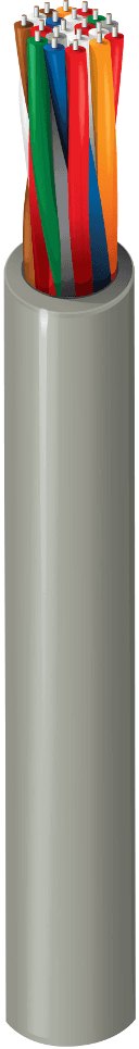 Belden 9570 060, Multi Conductor Cable 10C 24 AWG PVC PVC Chrome