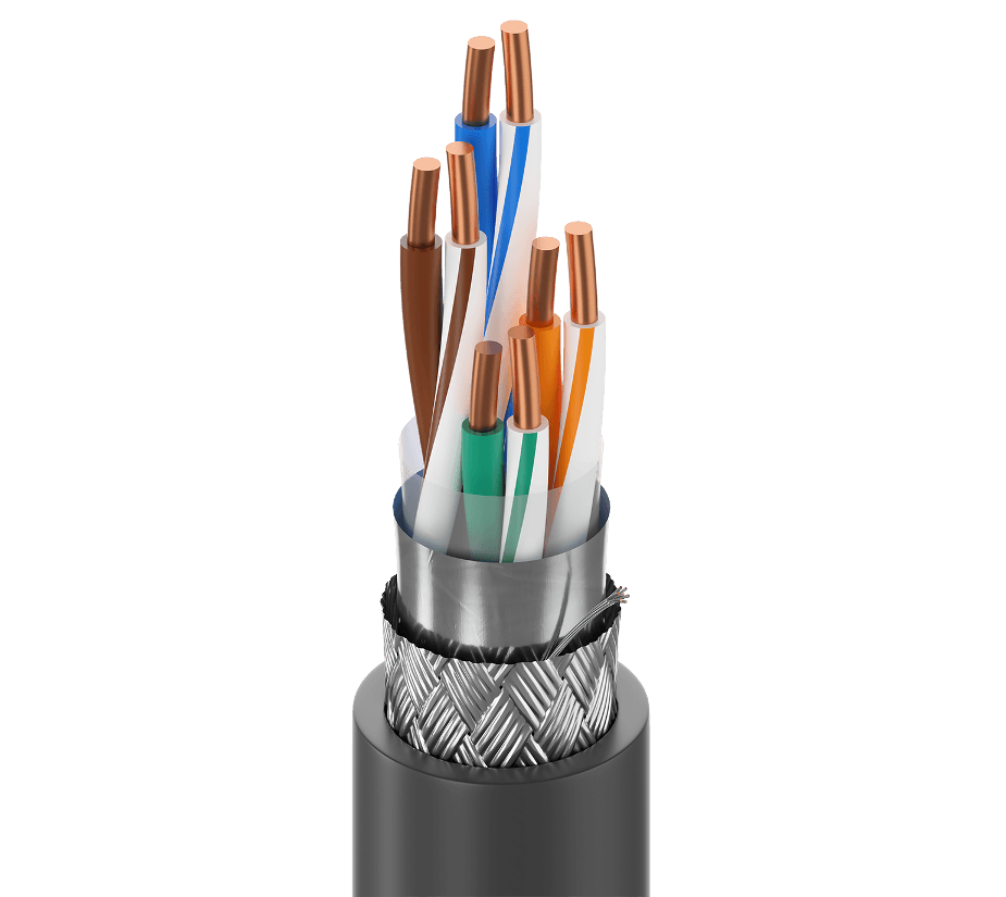 Belden 7957A 010, Cat 5e 4 Pairs 24 AWG PVC Jacket, Black Jacket
