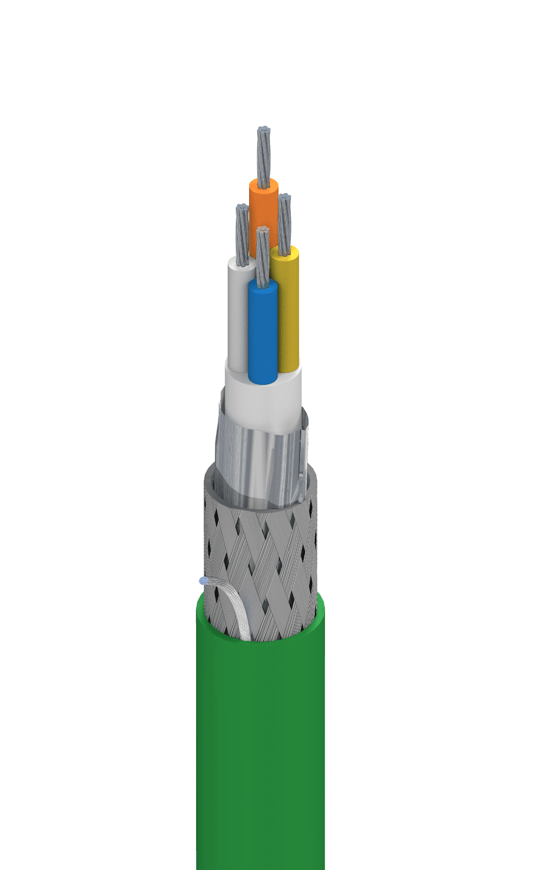 Belden 7961A 1SW, PROFINET CAT5E 22 AWG 4C SF UT FRPE Green