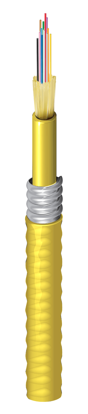 Belden FISD012A9, 12 F FX Indoor TB Cable OS2 Yellow Jacket