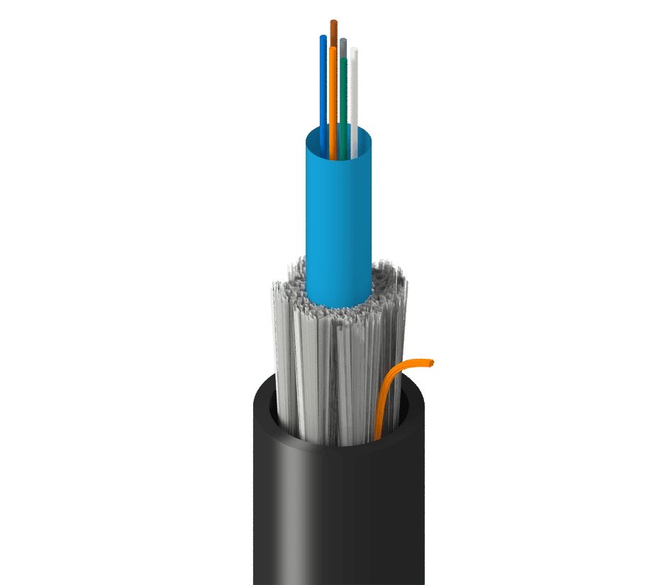 Belden FS1C006N0, 6 F FX Central Tube LT Cable OM1 Outdoor OSP