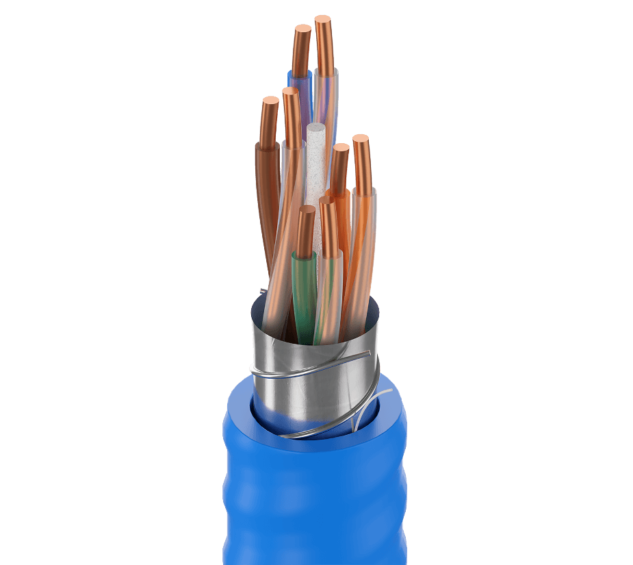 Belden 2183P D15A, 4K UHD Media Cable 4 Pair 23 AWG FEP Jacket