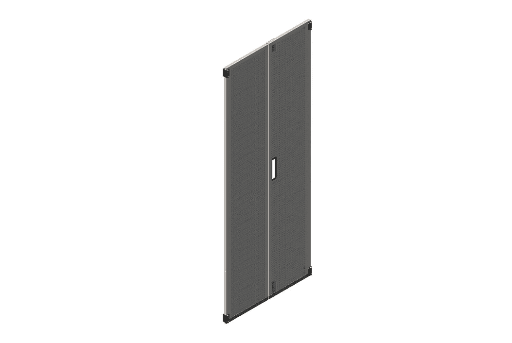 Chatsworth Products 39861-732, Double Perforated Metal Rear Door 52U 31.5W