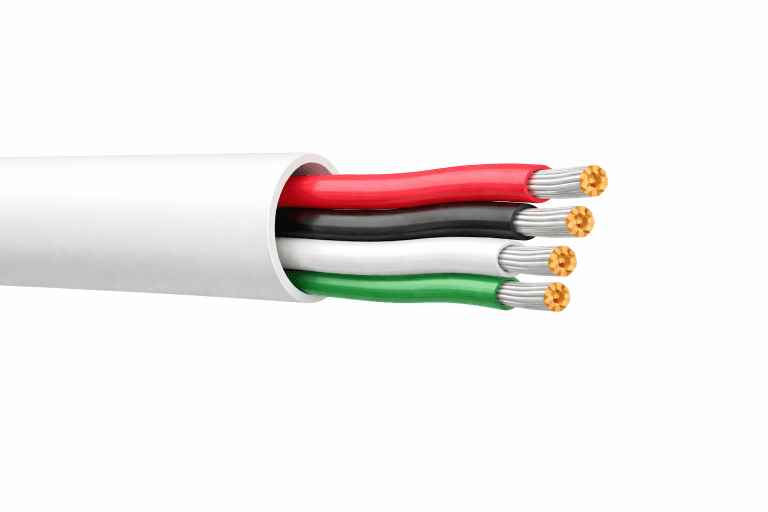 18 AWG 4-Conductor FEP/PVC Plenum Unshielded Cable