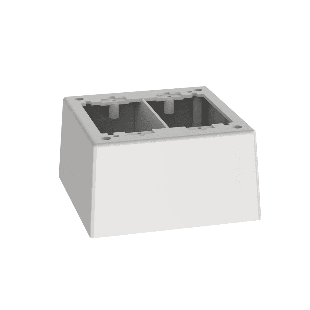 Panduit JBP1DIW, Scatola di derivazione 1 modulo in plastica ABS profondità 5 in.