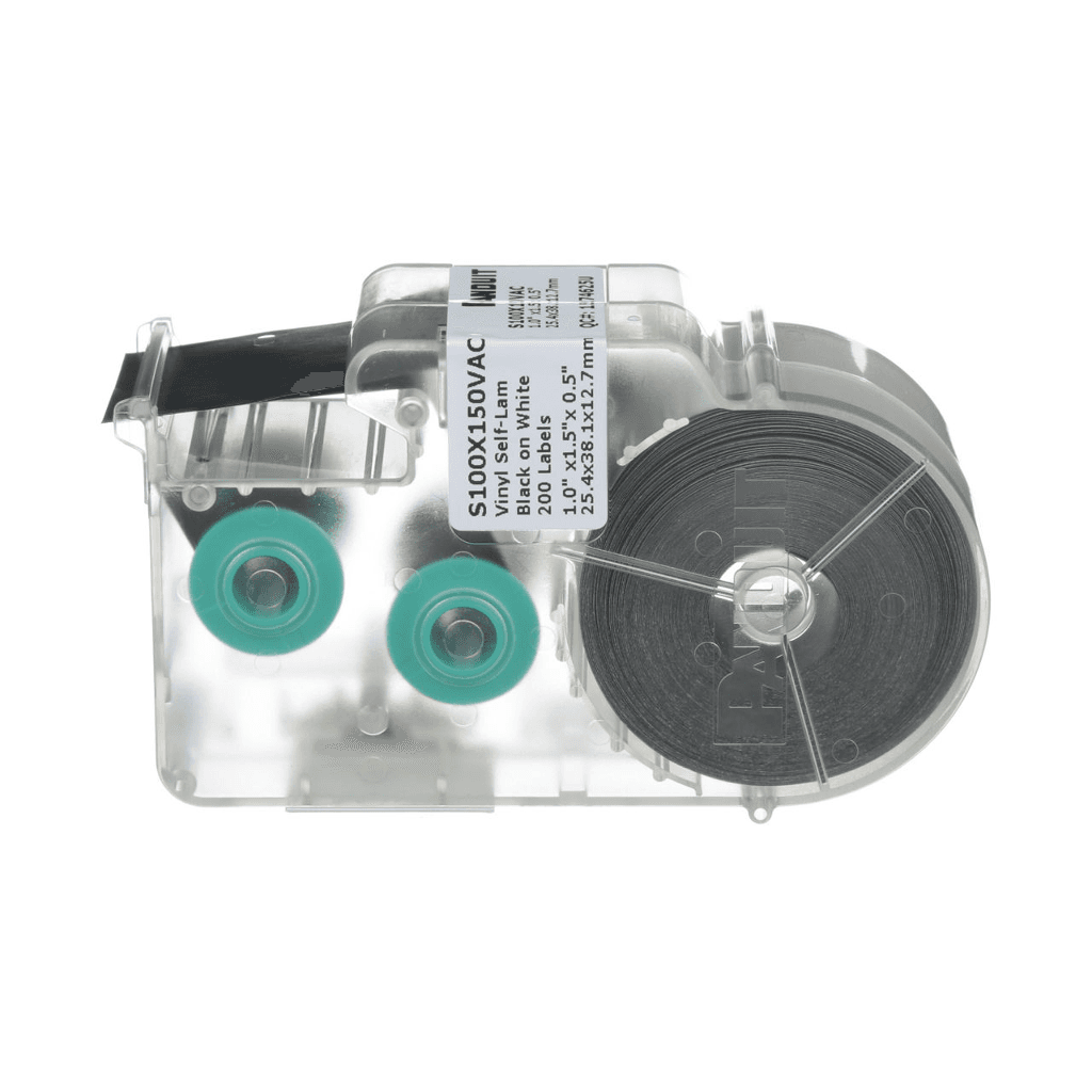 Panduit S100X150VAC, Cassetta etichette in vinile autolaminanti P1 Wh PK1