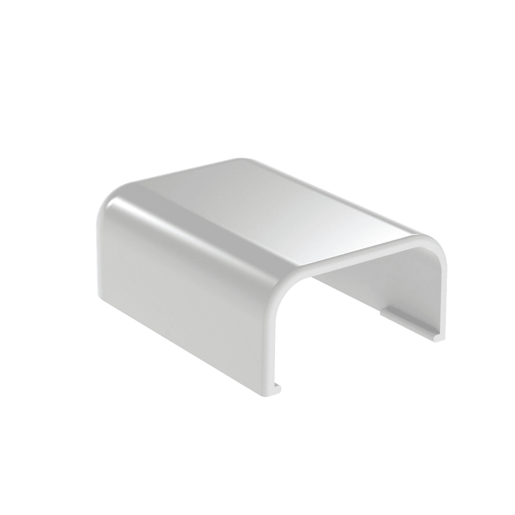 Panduit ECF5IW-E, tappo terminale a bassa tensione ABS a scatto 50V bianco sporco