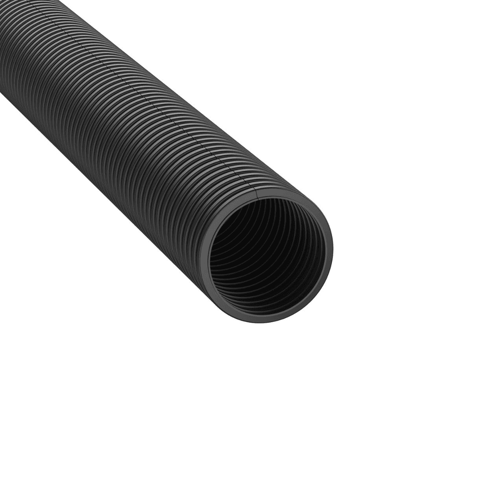 Panduit CLT150F-X20, guaina corrugata spaccata 1-1/2 in. in polietilene nera