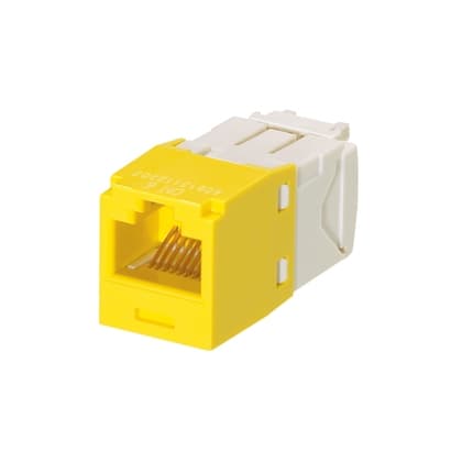 Panduit CJ688TGYL-24, Cat 6 RJ45 non schermato 1 porta giallo, confezione da 24