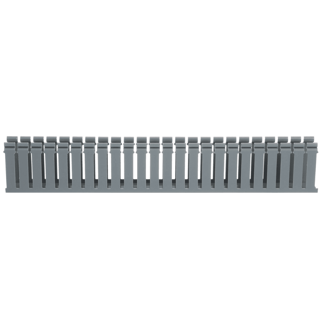 Panduit H4X4BL6, Sockel-Verdrahtungskanal PVC Schwarz 6 ft. 4.25 in.