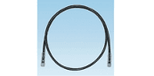 Panduit UTPSP50BLY, Cable de parche 4 pares 24 AWG U/UTP 50 ft Negro