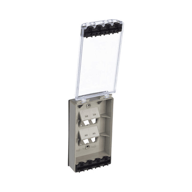 Panduit CFPWR4CIG, Abdeckplatte 4 Ports 1-fach ABS Internationalgrau