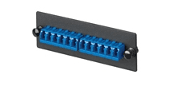 Panduit FAP12WBULCZ, Pannello adattatore fibra OS2 Simplex 12 Fibra LC Zirconia