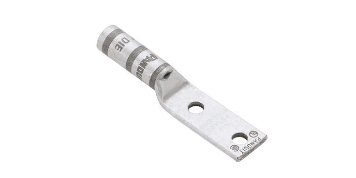 Panduit LCCX6-14A-L, Capocorda a compressione blu in rame 2 fori 6 AWG